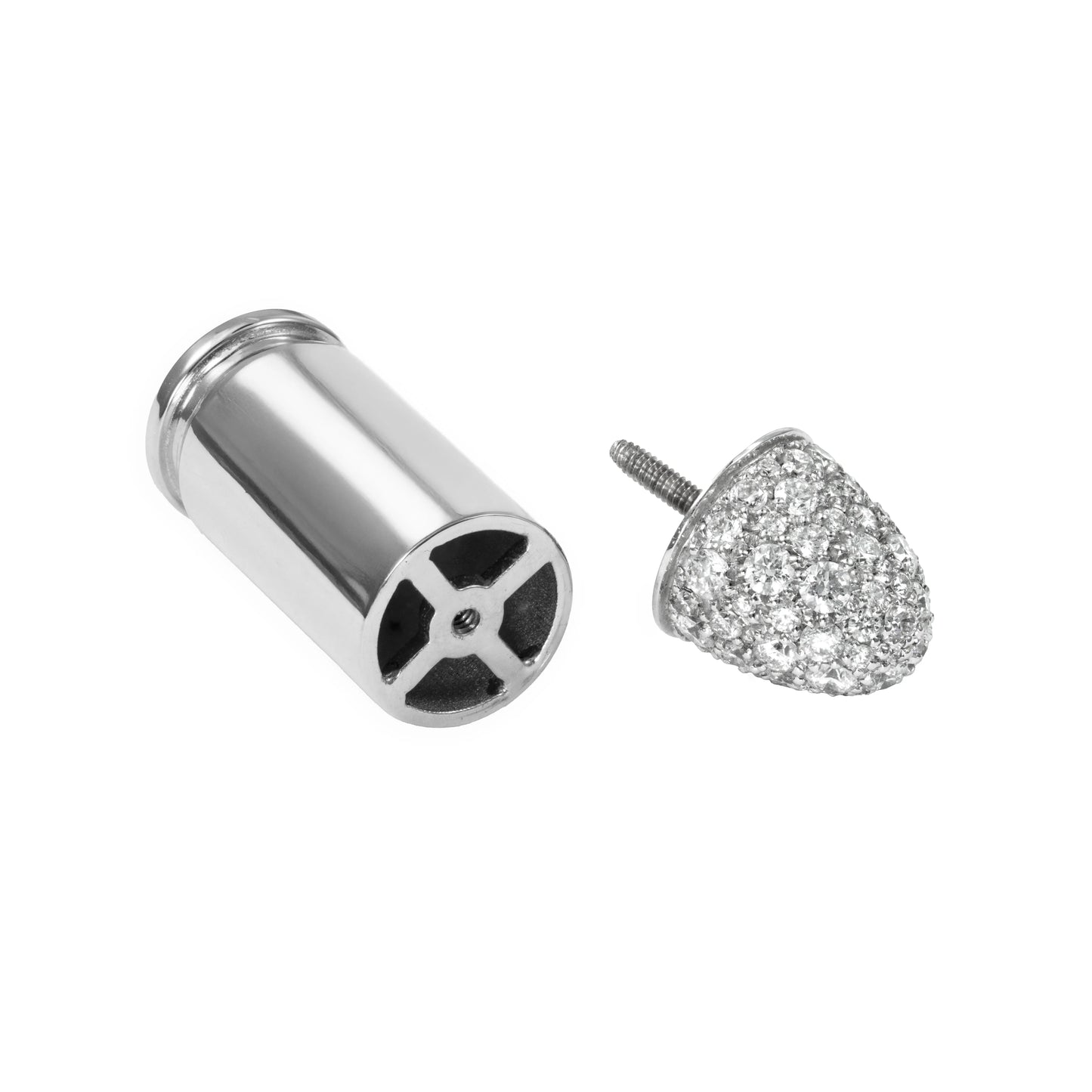 8MM BULLET EARRING