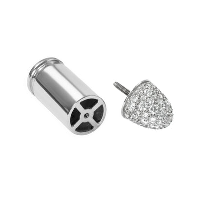 8MM BULLET EARRING