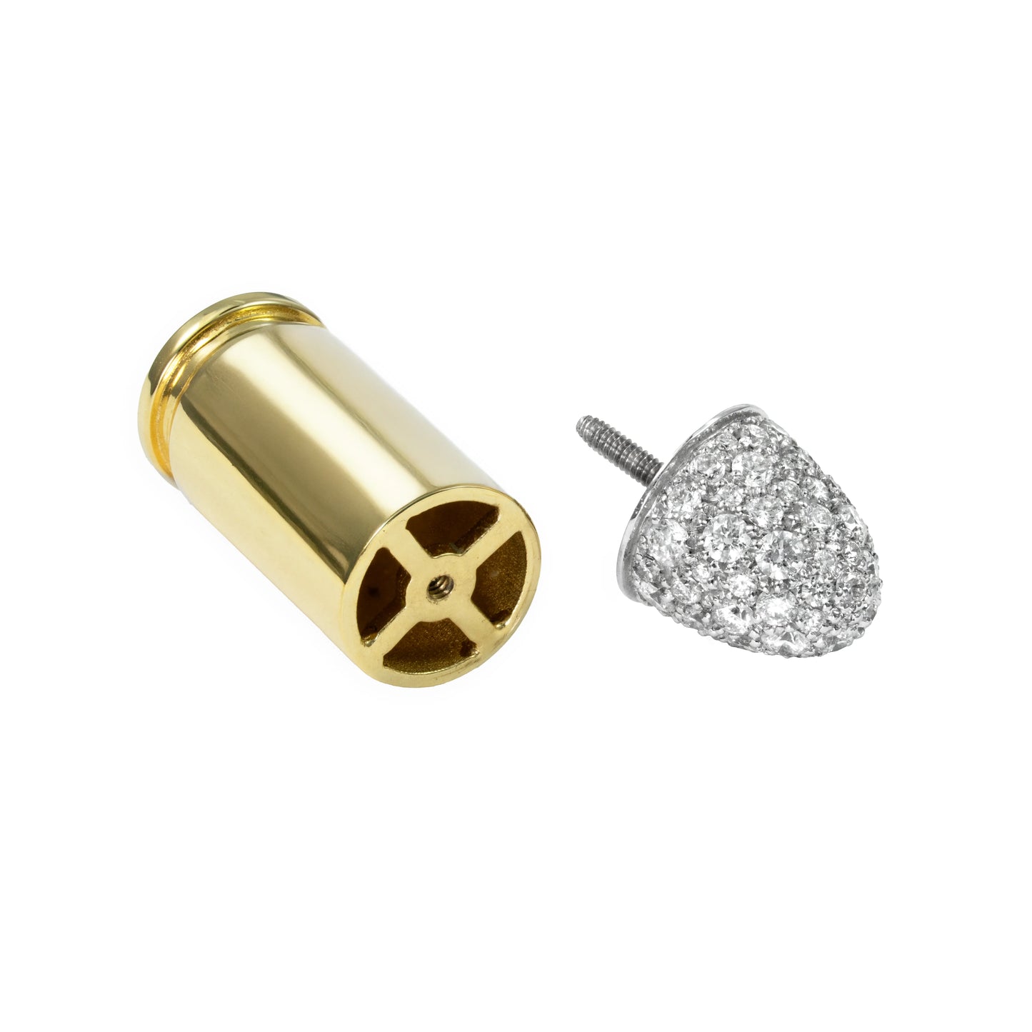 8MM BULLET EARRING