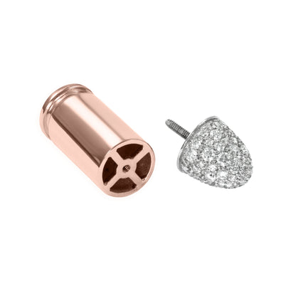 8MM BULLET EARRING